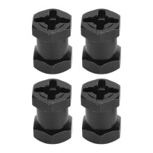 Boost Handling - 12mm Black RC Car Wheel Hex Spacers 17mm Pack of 4