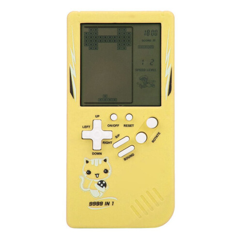 Console de jeu de poche pratique pour enfants - Jaune 1