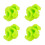 Green 4Pcs Bow String Silencers Shock Dampeners for Recurve & Compound Bows 2