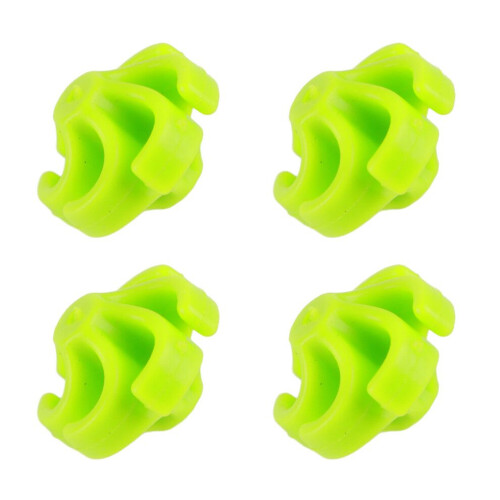 Green 4Pcs Bow String Silencers Shock Dampeners for Recurve & Compound Bows 1