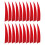 20 flèches à empennage rouge - Vol stable de 10 cm 3