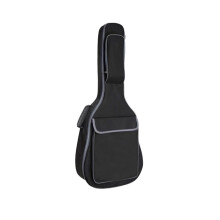 Waterproof Guitar Backpack 3641 Inch, 12mm Oxford, Padded Cotton, Acoustic Black Bag