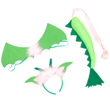 1 Set Dinosaurier Kostüm Flügel Stirnband Kinder Fotoprop