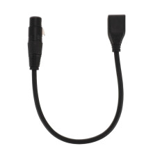 3 Pin XLR Female to RJ45 DMX Cable 1ft for Stage Studio Recording