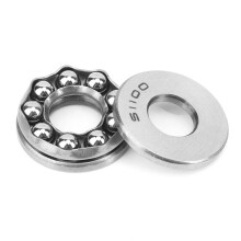 5 Stück 51100 Axialkugellager 10 mm x 24 mm x 9 mm 2RS staubdicht