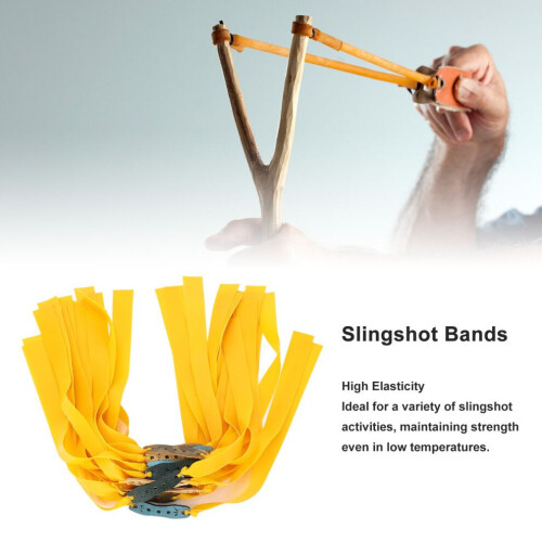 Versatile 20PC Rubber Bands for Slingshot Beginners and Competitions 2