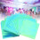 50G PVC 4 Corner Hole Square Sequins Wedding 4