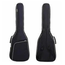 Guitar Bag Black White Edge Style Thickened 10mm Cotton Pad For Bass Backpack Shoulder Carrying Case Optional Bass Bag