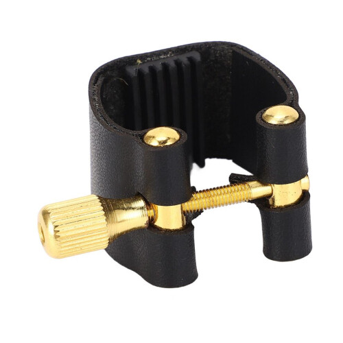 Ligature en cuir pour bec de saxophone alto type C 2