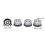 4 st plastgitarrknoppar 6 mm diameter volym tonhastighetskontroll 2