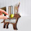 Thick Wooden Pet Hair Keepsakes Display Box-Claw box 5