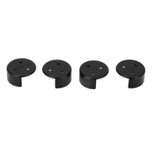 4 stuks beschermkappen van aluminiumlegering voor dronemotoren van de Avata 2 (zwart)