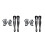 4 Paar Halloween-Cosplay- Mit Knochen-Aufdruck 10