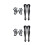4 Paar Halloween-Cosplay- Mit Knochen-Aufdruck 9