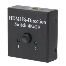 Bidirectionele 4K HDMI-switch/splitter, 2.0 HDCP, 2160p, hoge snelheid