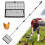 Comfortable 25cm Livestock Waste Remover Removable Grip For 2