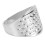 50pcs Metal Sewing Thimbles Adjustable Size Rust-Resistant Silver 1