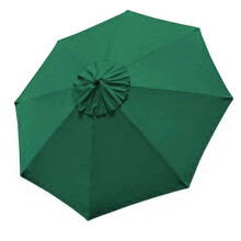 Quick Open Outdoor Umbrella 2Meter Coverage 6-Dark green