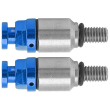 2 Stück Aluminium M5x0,8 Gabelentlüftungsventile für CRF/YZ/KX Modelle, blau