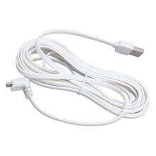 Vattentålig säkerhetskamera PVC USB-strömförlängningskabel 2m/6,6ft laddningskabel