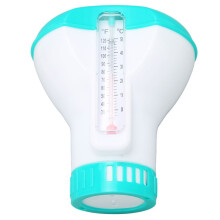 Reusable Lake Blue Pool Chlorine Dispenser & Thermometer Spa Chemical Floater
