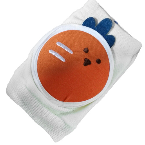 1 pair breathable knee pads for kids, radish pattern, high elastic