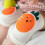 1 pair breathable knee pads for kids, radish pattern, high elastic 7