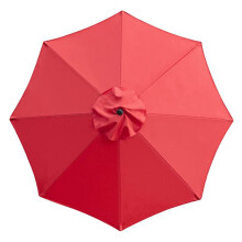 Waterproof Outdoor Umbrella 6 Reinforced Ribs For Patios-Red