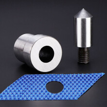 2 stuks 1,5-16 mm 45# stalen ponsmal voor holle gaten, gereedschap voor het ponsen van leren riemen