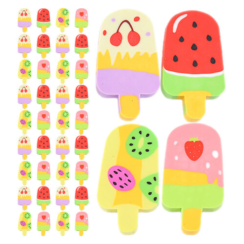 40Stk Fruchtform Mini Radiergummis Für Kinder