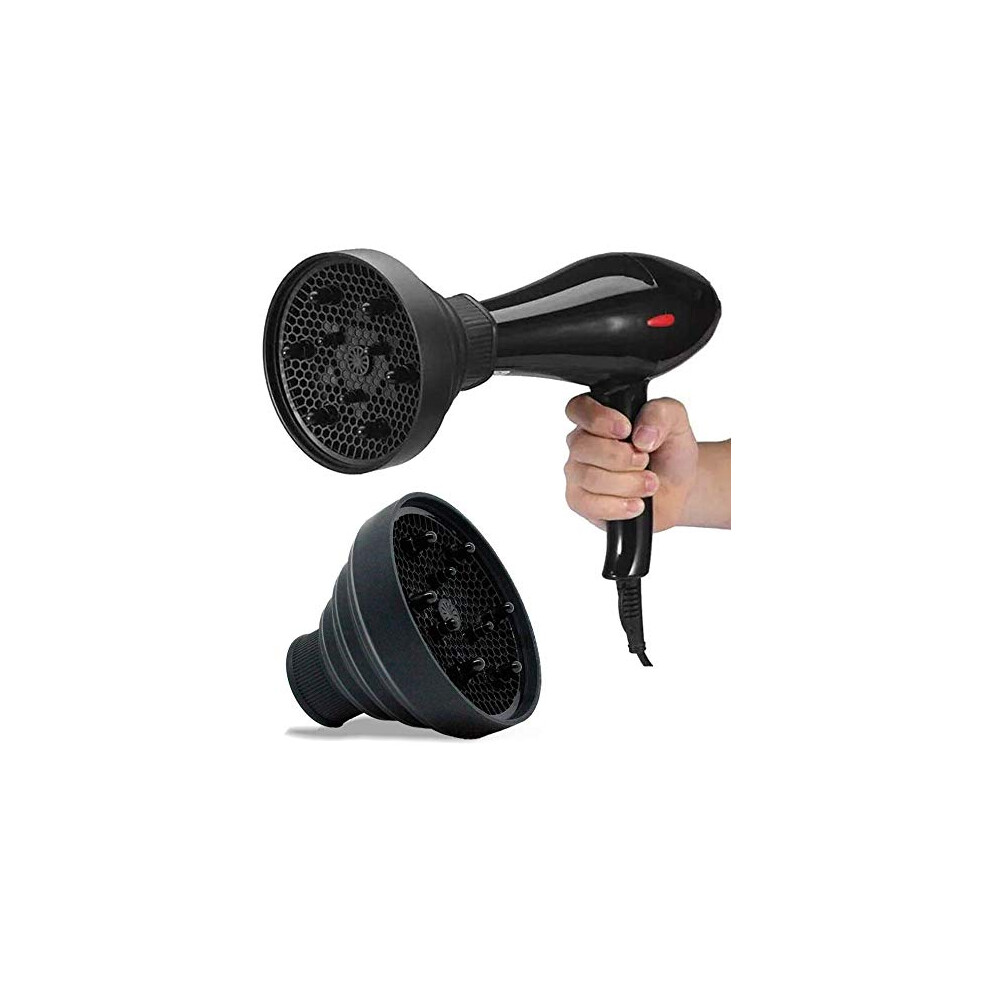 Universal Hair Diffuser Attachment for BlowDryers, Deep Bowl Design for Improved Grip, Evenly Heated for Safe Drying, Heat Resistant for Longevity, Sa