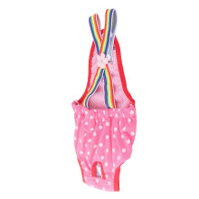 Hündinnen-Welpen-Hündinnenwindel, wiederverwendbare, waschbare Shorts, rosarot, Größe XS