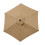 Extra Large 2Meter Outdoor Umbrella 6 Rib Structure-Khaki 1