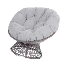 Hammock Seat Pad Ergonomic Support Polyester Chair-Light Grey