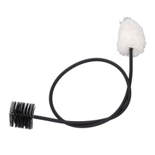 Brosse flexible de 50 cm pour bocal de saxophone, outil de nettoyage à double extrémité en métal et