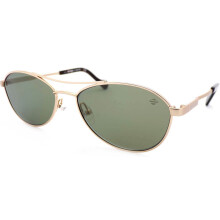 HARLEY DAVIDSON Sunglasses Shiny Gold Brown Tortoise/ Green AR Lenses HD2052 33Q