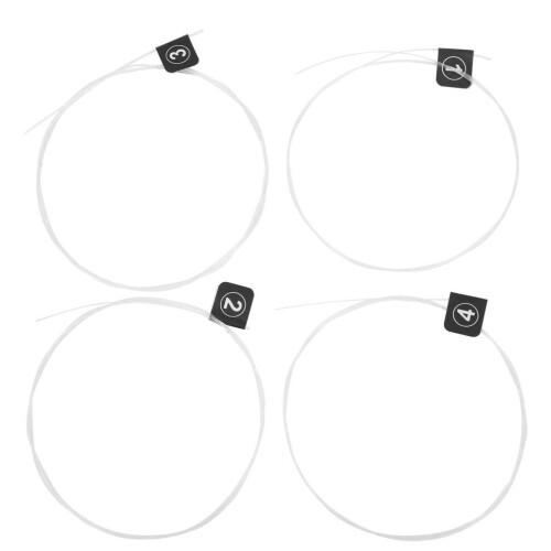 4-Pcs Fluorocarbon Instrument Strings TX-1, TX-2, TX-3, Universal Sizes 1