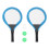 2 Kinderbadminton Rackets Buiten Speelgoed 10