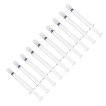 10 st individuellt förpackade PVC-applikatorer för vaginalkräm för gel, kräm och vätska