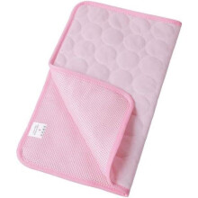 Large Dog Cooling Mat For Small Medium Large Dogs And Cats, Washable, Breathable Pink Mesh Cloth, Summer Pet Bed Pad