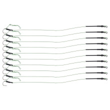 Karpfenangel-Haarmontagen, 5er-Pack, mit Metallhaken, Köder, Draht, Schnur, 10# Zubehör