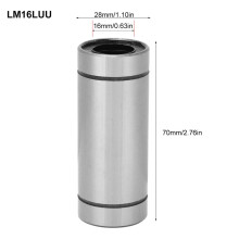 Robustes Linearlager LM20LUU aus Stahl – Präzise Bewegungssteuerung für Maschinen