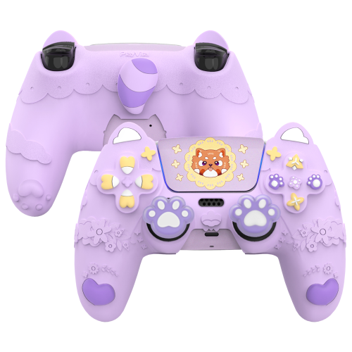 Comando Ps5 Roxo Capa de Silicone para Comando PS5 DualSense Controller com Capas ...