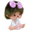 8 cm zittende pop sleutelhanger cartoonpop hangend 1