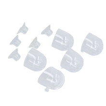 Lot de 10 pots transparents en plastique avec ventouse pour plantes aquatiques, idéaux pour la décoration