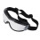 Dog Goggles Windproof UV Fog Proof, Adjustable Strap, Silver 3