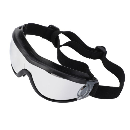 Dog Goggles Windproof UV Fog Proof, Adjustable Strap, Silver 2