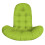 Soft Hanging Basket Cushion with High Elasticity-Fruit green 1