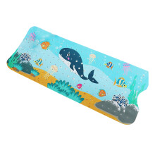 Baby Bath Mats 40x100cm NonToxic Design-Black whale 100cmx40cm