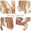 3St Beige 3D Dierpuzzel Konijn DIY Knutselmodel Voor Thuis 9